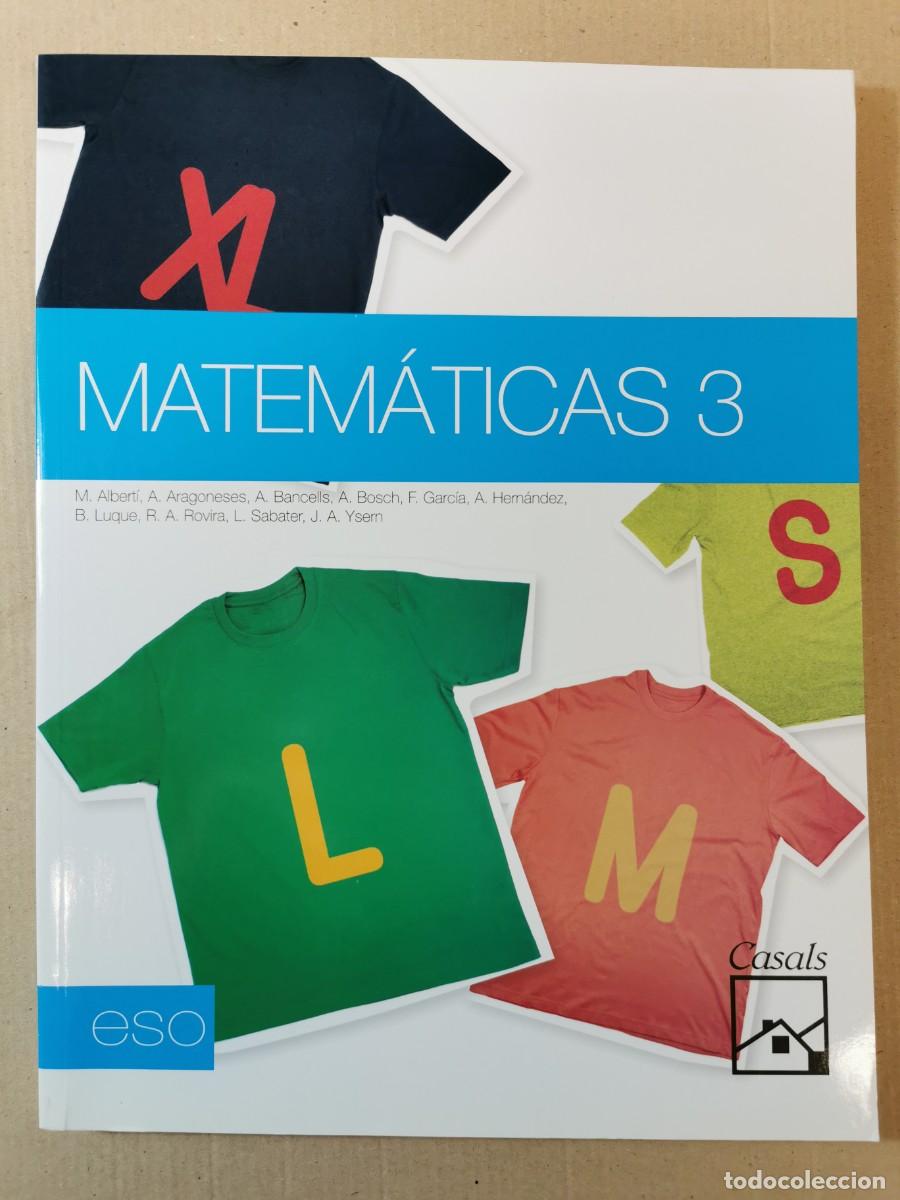 Libros: MATEMATICAS 3&ordm;. ESO. EDITORIAL CASALS. 2011 - Foto 1