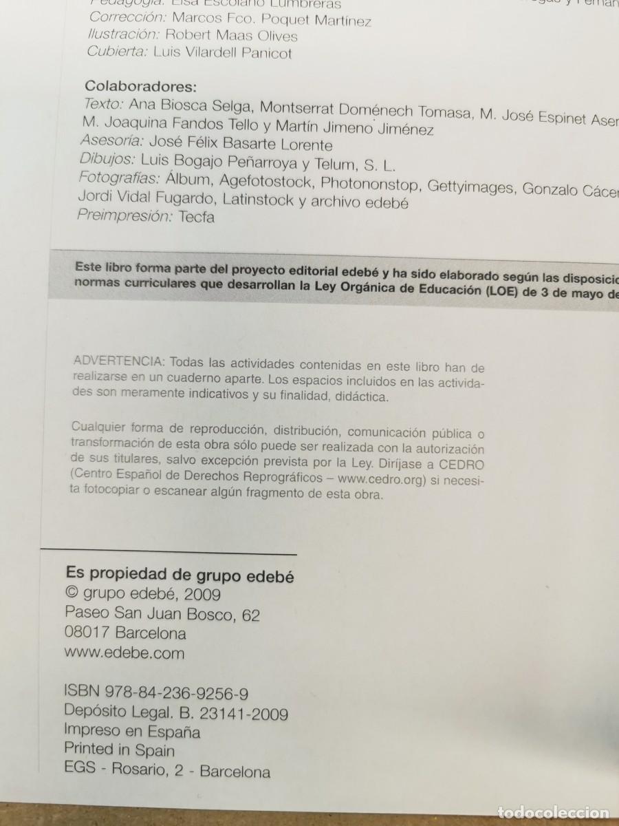 Libros: LIBRO DE TEXTO, MATEM&Aacute;TICAS II 2 BACHILLERATO, EDEBE, 2009. - Foto 3