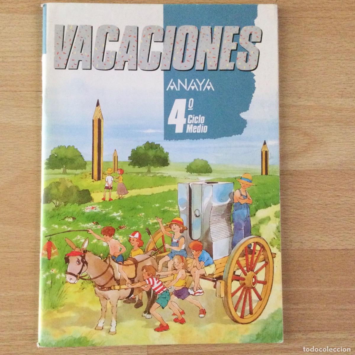 Libros: Vacaciones 4 Anaya. 1990. NUEVO - Foto 1