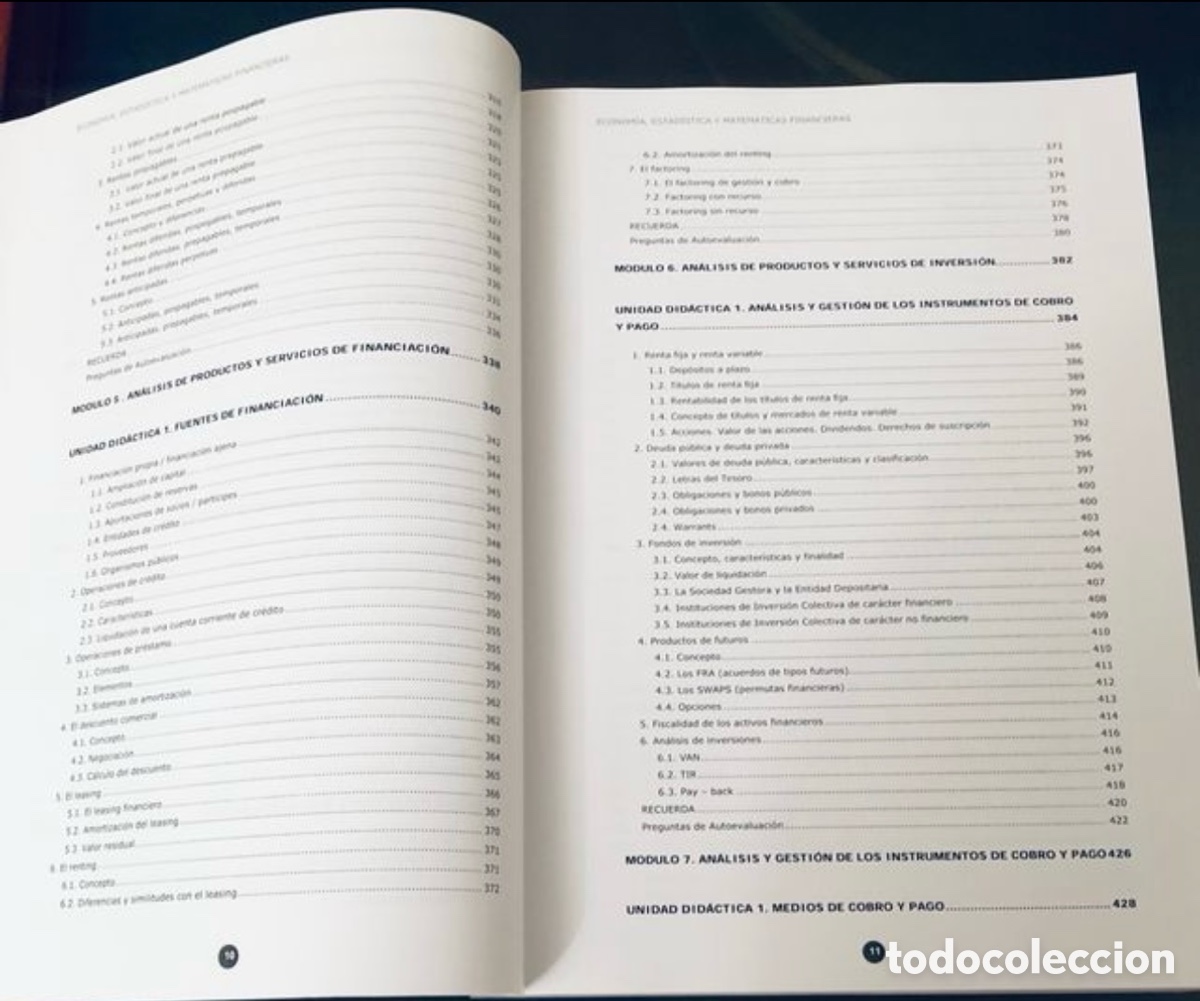 Libros: Libro de Estad&iacute;stica, Econom&iacute;a y Matem&aacute;ticas Financieras - Foto 3