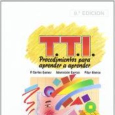 Libros: PROGRAMA DE TÉCNICAS DE TRABAJO INTELECTUAL TTI CUADERNO I - ALONSO, P.; GARCÍA, A.; GÓMEZ, P. C.
