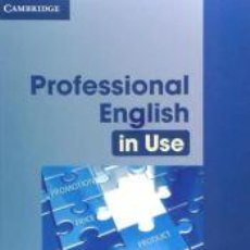 Libros: PROFESSIONAL ENGLISH IN USE MARKETING WITH ANSWERS - CATE FARRALL,MARIANNE LINDSLEY