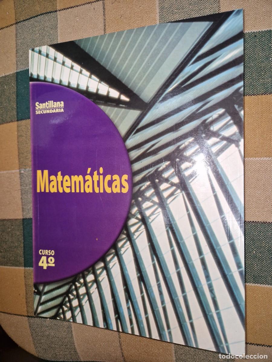 Libros: MATEMATICAS 4 CURSO, SANTILLANA SECUNDARIA - Foto 1