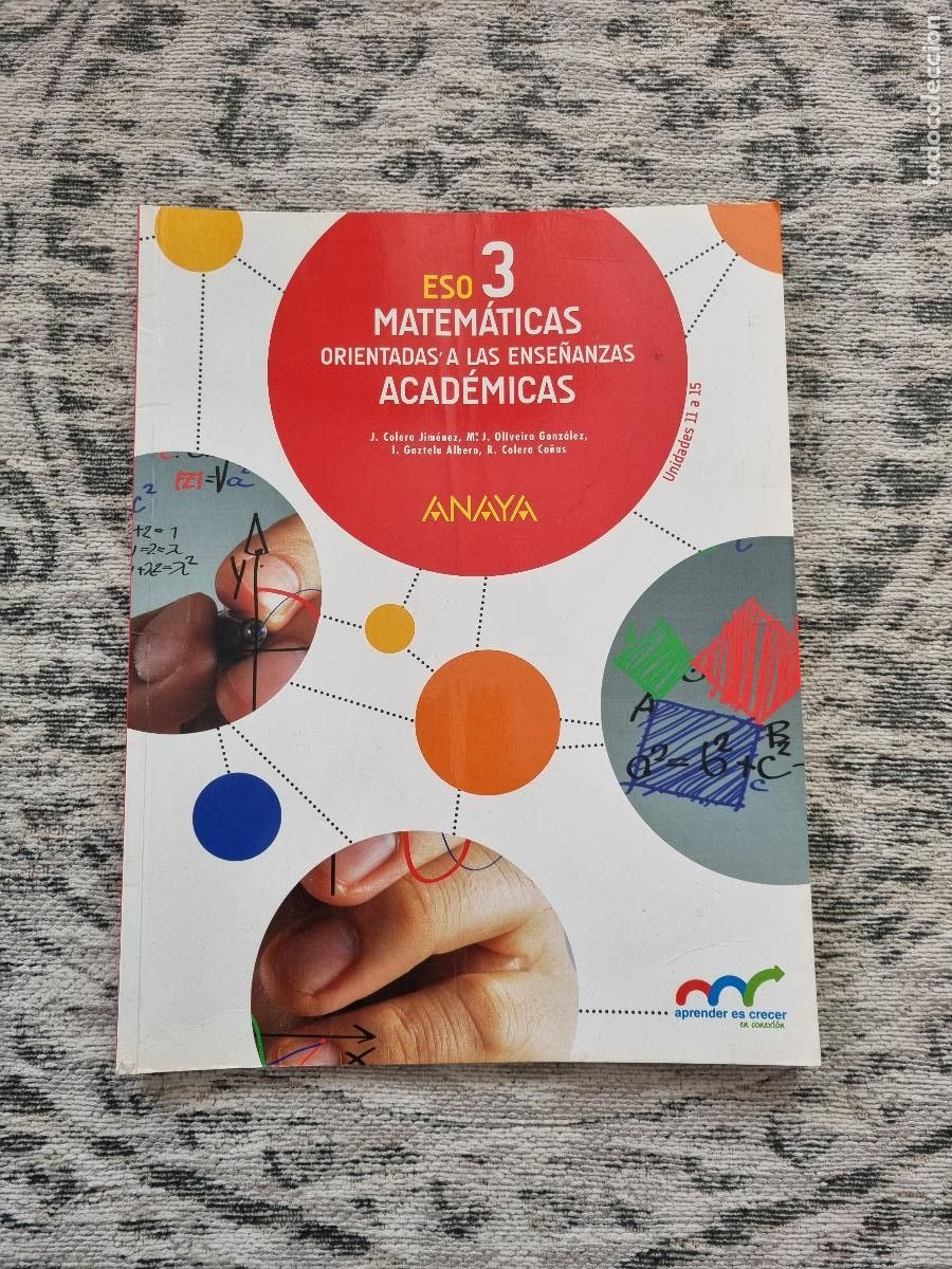 Libros: MATEM&Aacute;TICAS ORIENTADAS A LAS ENSE&Ntilde;ANZAS ACAD&Eacute;MICAS ESO 3 - Foto 4