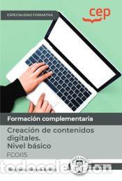 books: Manual. Creaci&oacute;n de contenidos digitales. Nivel b&aacute;sico (FCOI15). Especialidades formativas -