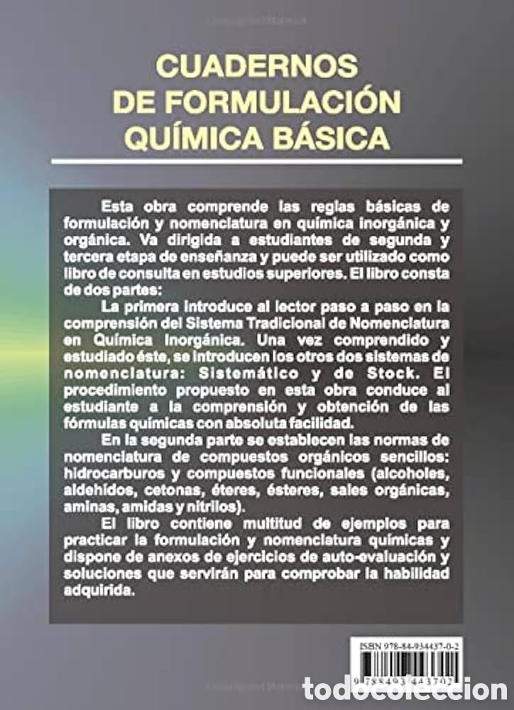 Libros: CUADERNOS DE FORMULACI&Oacute;N QU&Iacute;MICA B&Aacute;SICA - Foto 2