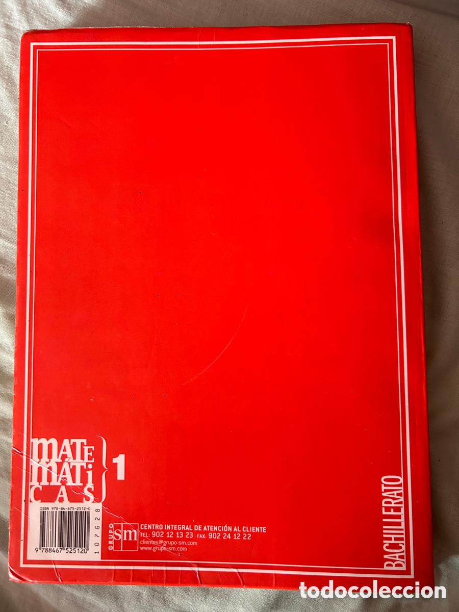 Libros: MATEM&Aacute;TICAS 1 BACHILLERATO-S/M- - Foto 2
