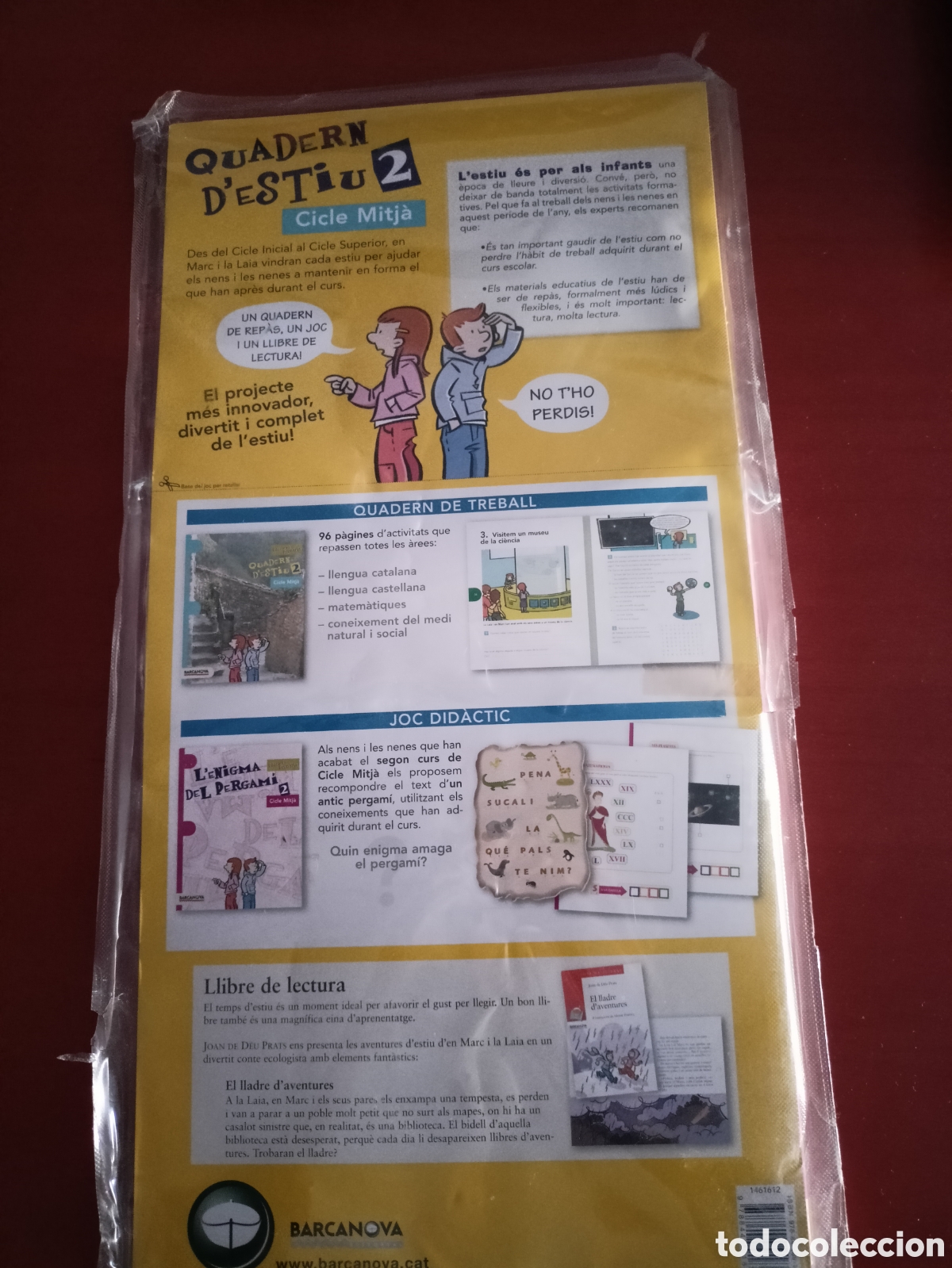 Libros: Quadern estiu 2 Cicle Mitj&agrave;. Educaci&oacute; Prim&agrave;ria. Ed Barcanova. Catal&agrave; - Foto 3