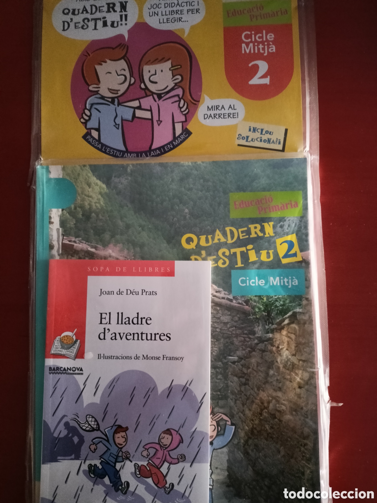 Libros: Quadern estiu 2 Cicle Mitj&agrave;. Educaci&oacute; Prim&agrave;ria. Ed Barcanova. Catal&agrave; - Foto 1