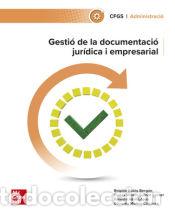 Libros: Gesti&oacute; de la documentaci&oacute; jur&iacute;dica i empresarial - RUBIO, B.; VICE - Foto 1