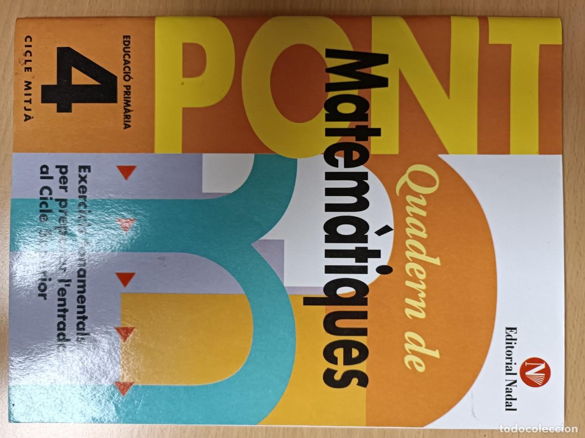 Libros: Quadern de matem&agrave;tiuqes 4 - Foto 1