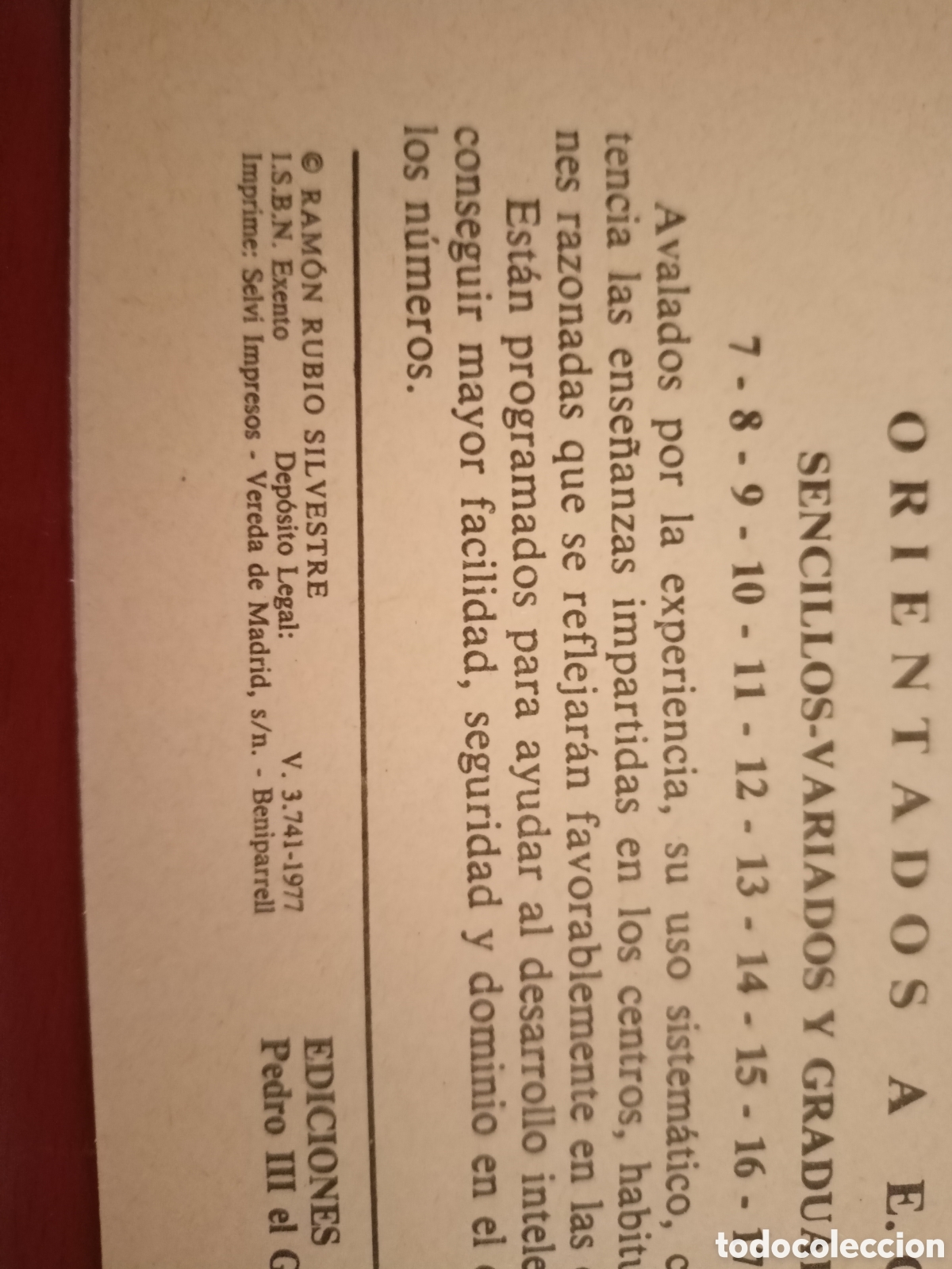 Libros: Lote de 2 problemas Rubio n6A. Nuevo 1977 - Foto 3