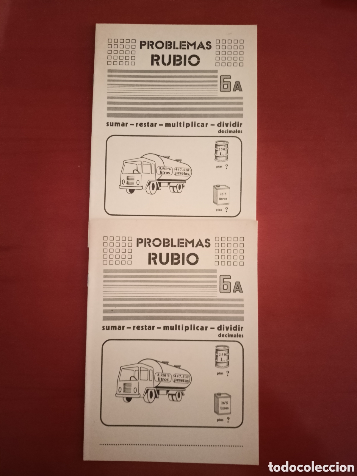 Libros: Lote de 2 problemas Rubio n6A. Nuevo 1977 - Foto 1