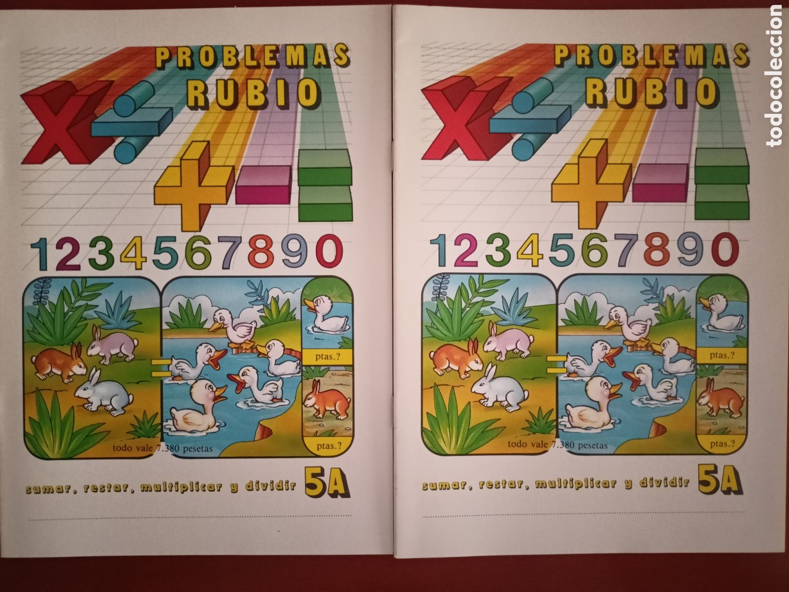 Libros: Lote 2 problemas Rubio n 5A. Nuevo - Foto 1