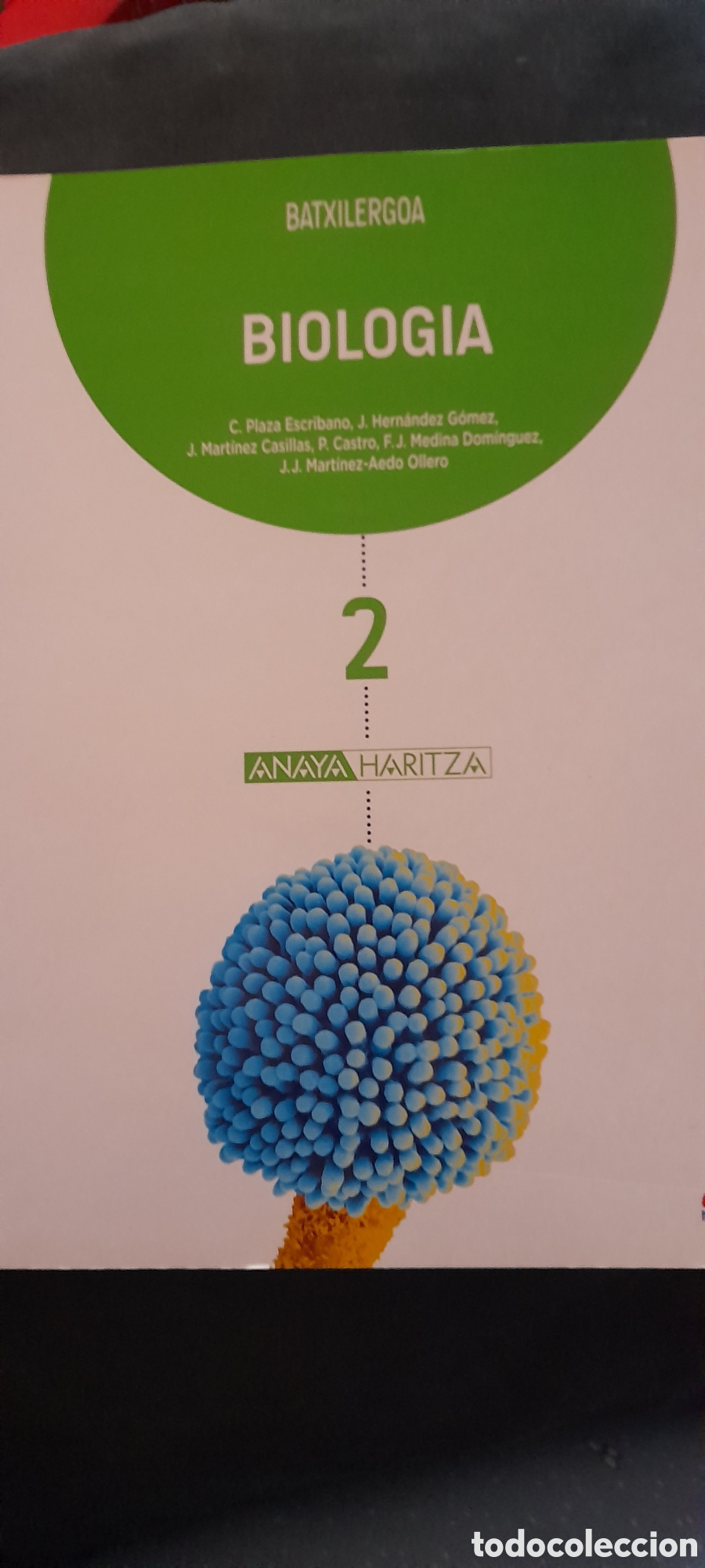 Libros: Biolog&iacute;a 2 batxilergoa. Euskera - Foto 1