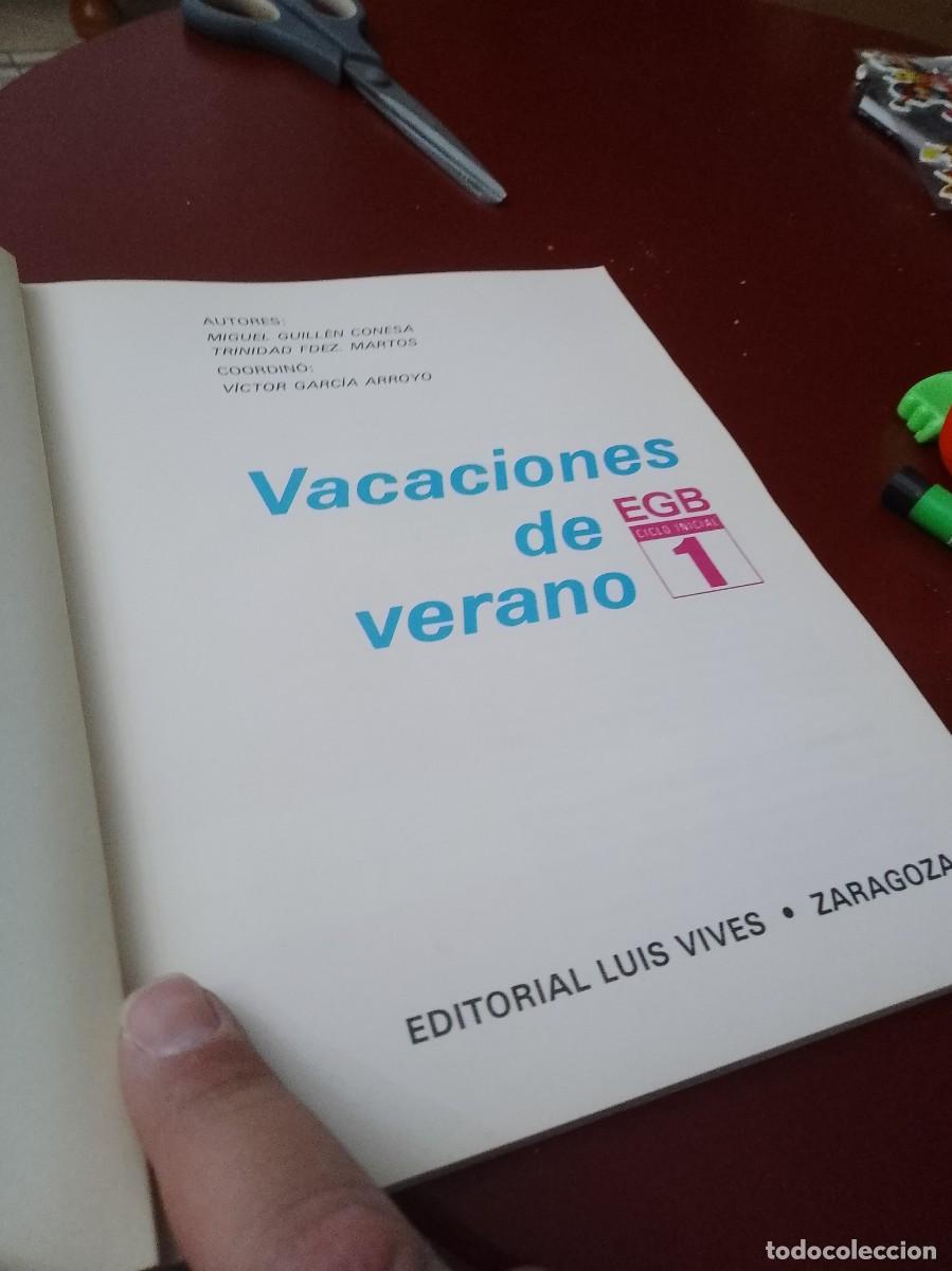 Libros: Vacaciones de verano EGB 1982 nuevo,unico - Foto 4