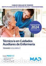 Livros: T&eacute;cnico/a Especialista en Cuidados Auxiliares de Enfermer&iacute;a. Temario volumen 2. Instituto Insular