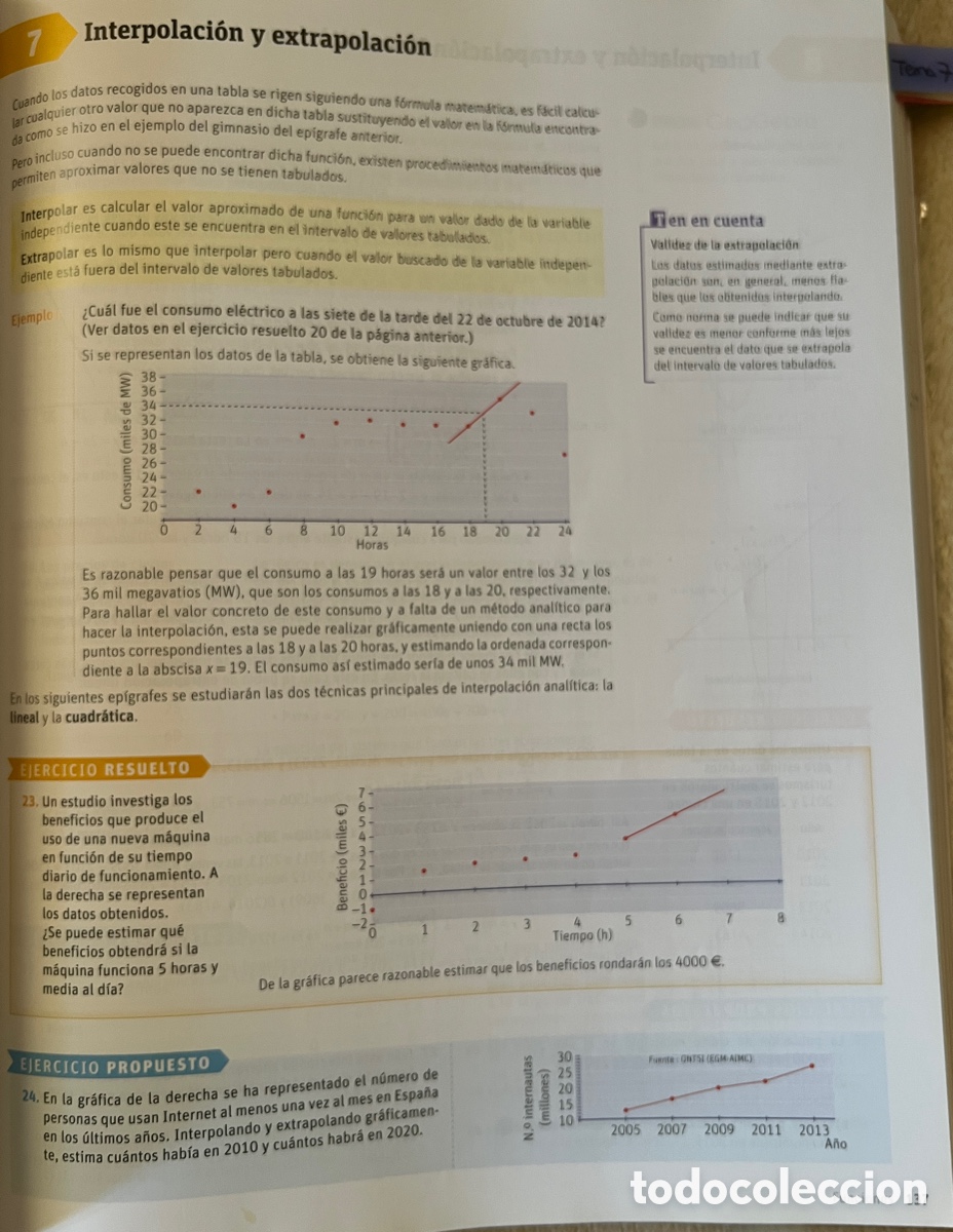 Libros: Libro Matem&aacute;tica 1 Bachillerato - Foto 4