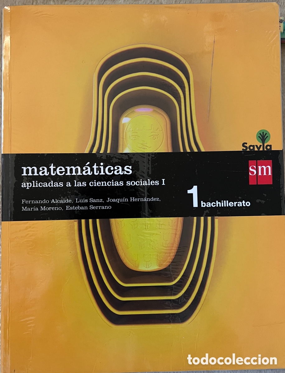 Libros: Libro Matem&aacute;tica 1 Bachillerato - Foto 1