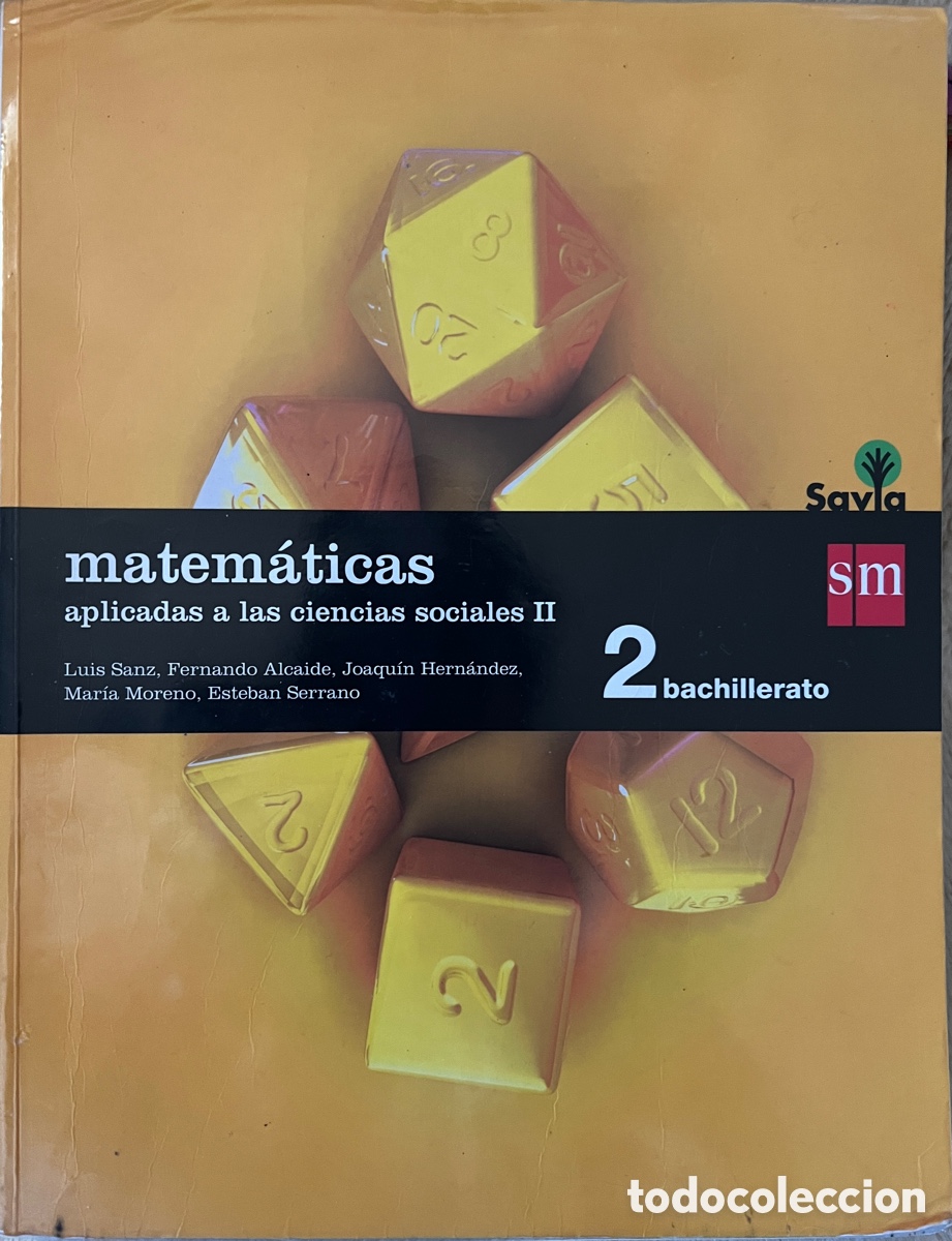 Libros: Libro Matem&aacute;ticas 2 Bachillerato - Foto 1