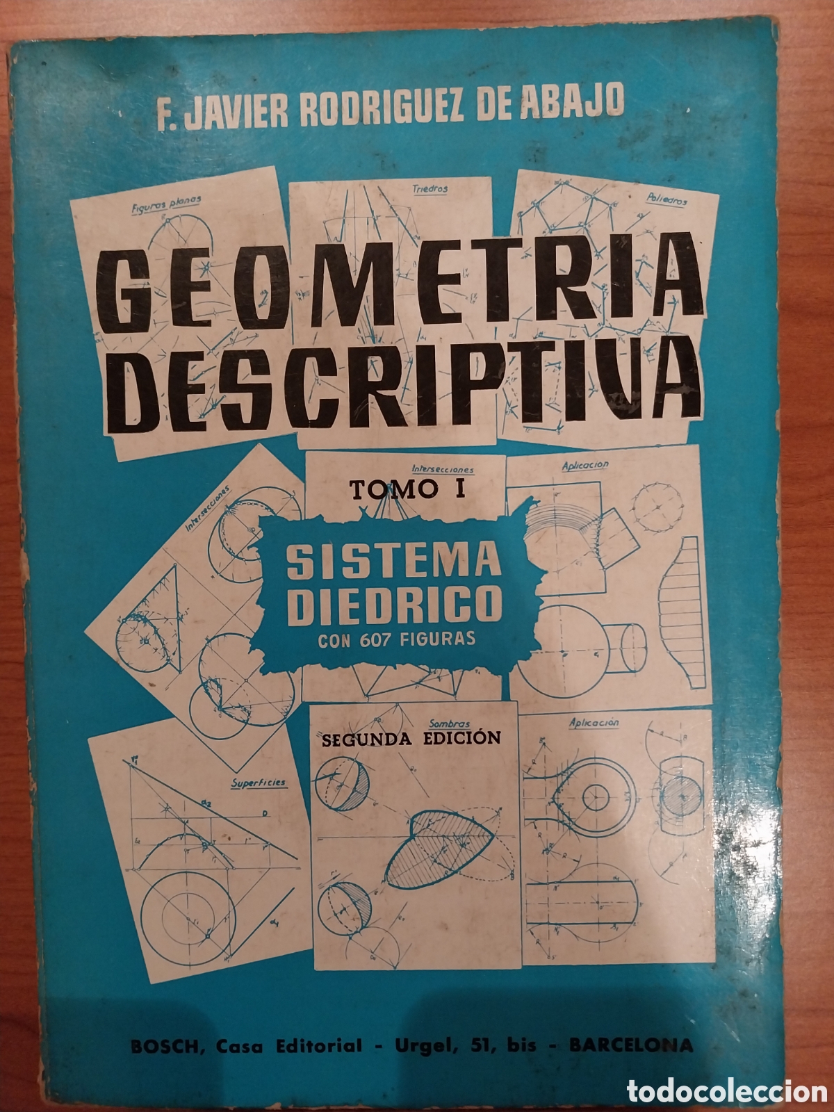 Libros: 1964-Libro &rdquo;Geometria Descriptiva&rdquo; Sistema Diedrico - Foto 2