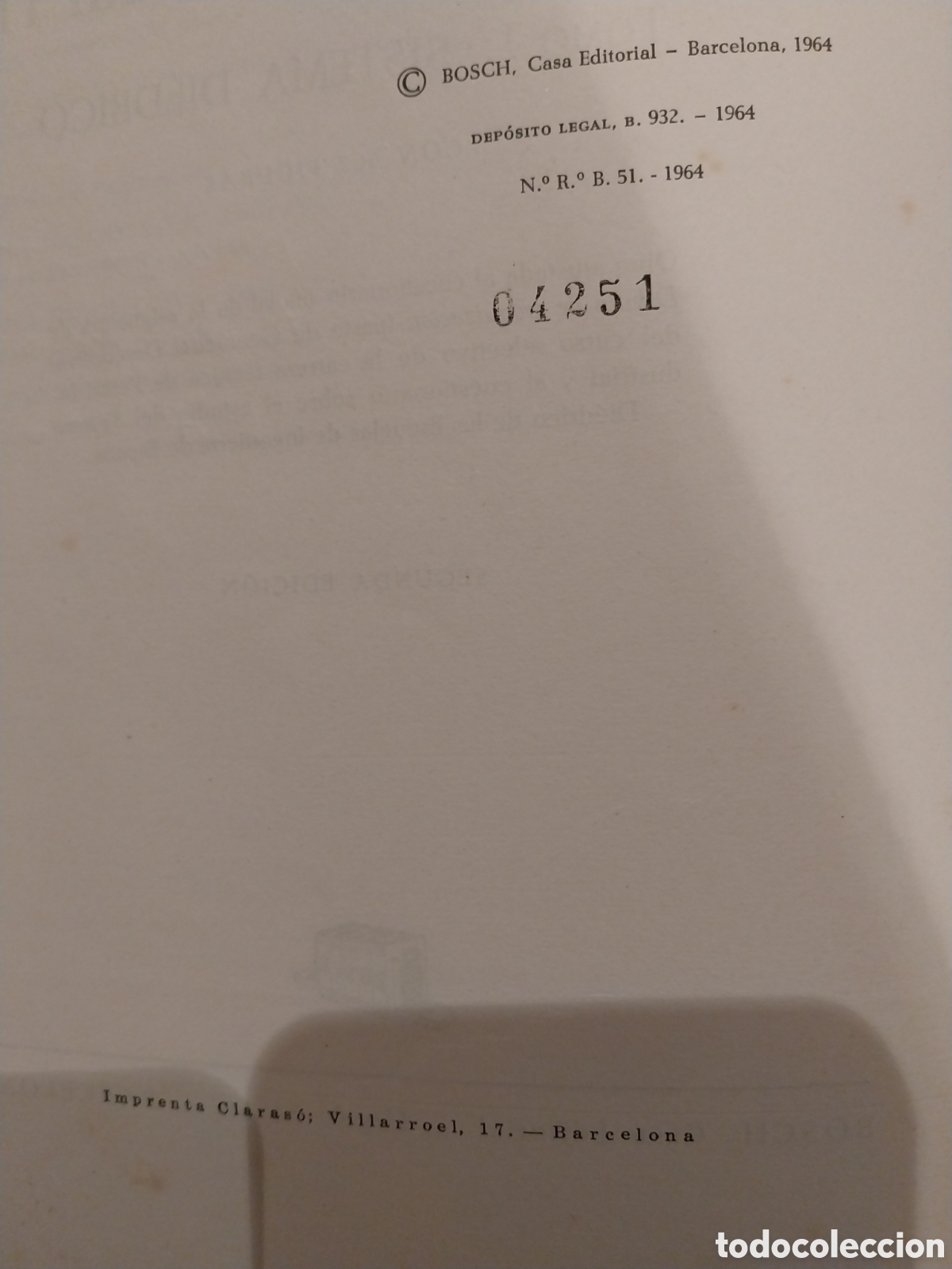 Libros: 1964-Libro &rdquo;Geometria Descriptiva&rdquo; Sistema Diedrico - Foto 5