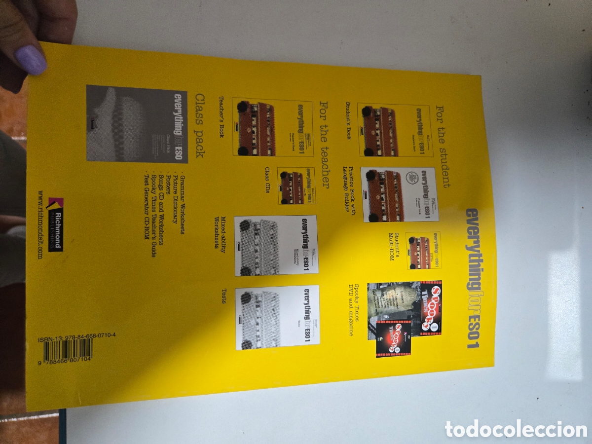 Libros: Libro de texto ingl&eacute;s - Foto 2
