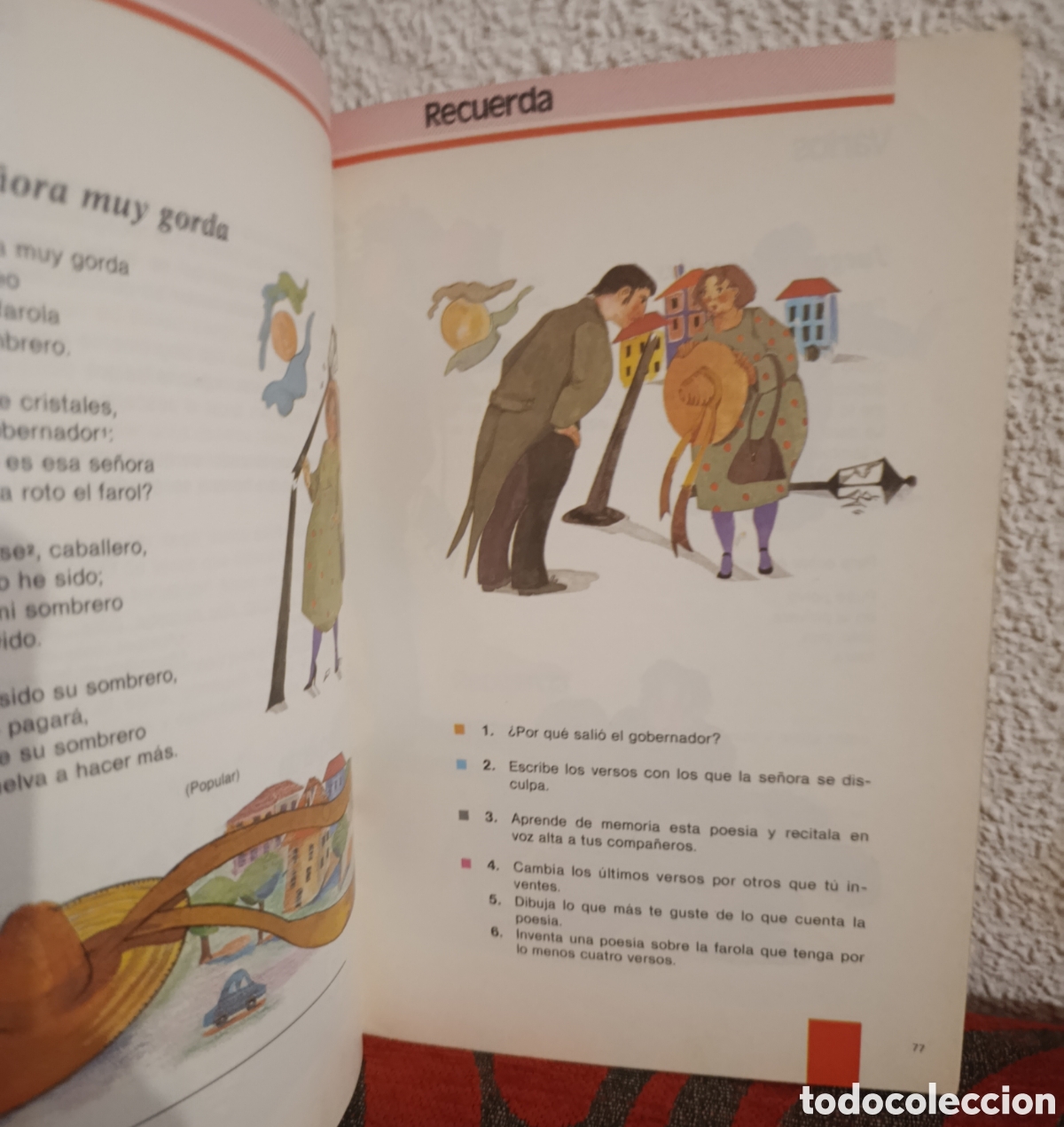 Libros: Libro EGB: Antos - Lecturas y Comentarios 3&ordm; EGB - Editorial Anaya - Foto 2