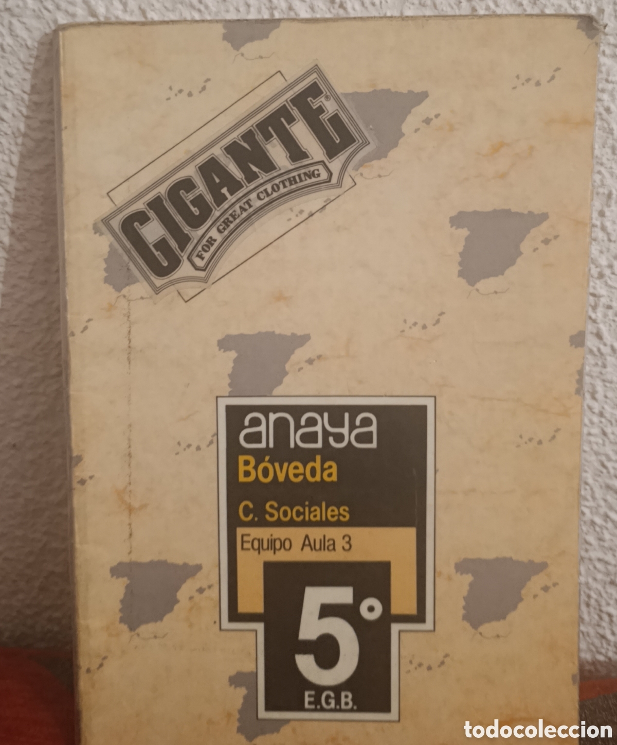 Libros: Libro antiguo: Ciencias Sociales 5&ordm; E.G.B. - Ed. Anaya (Equipo B&oacute;veda / Aula 3)