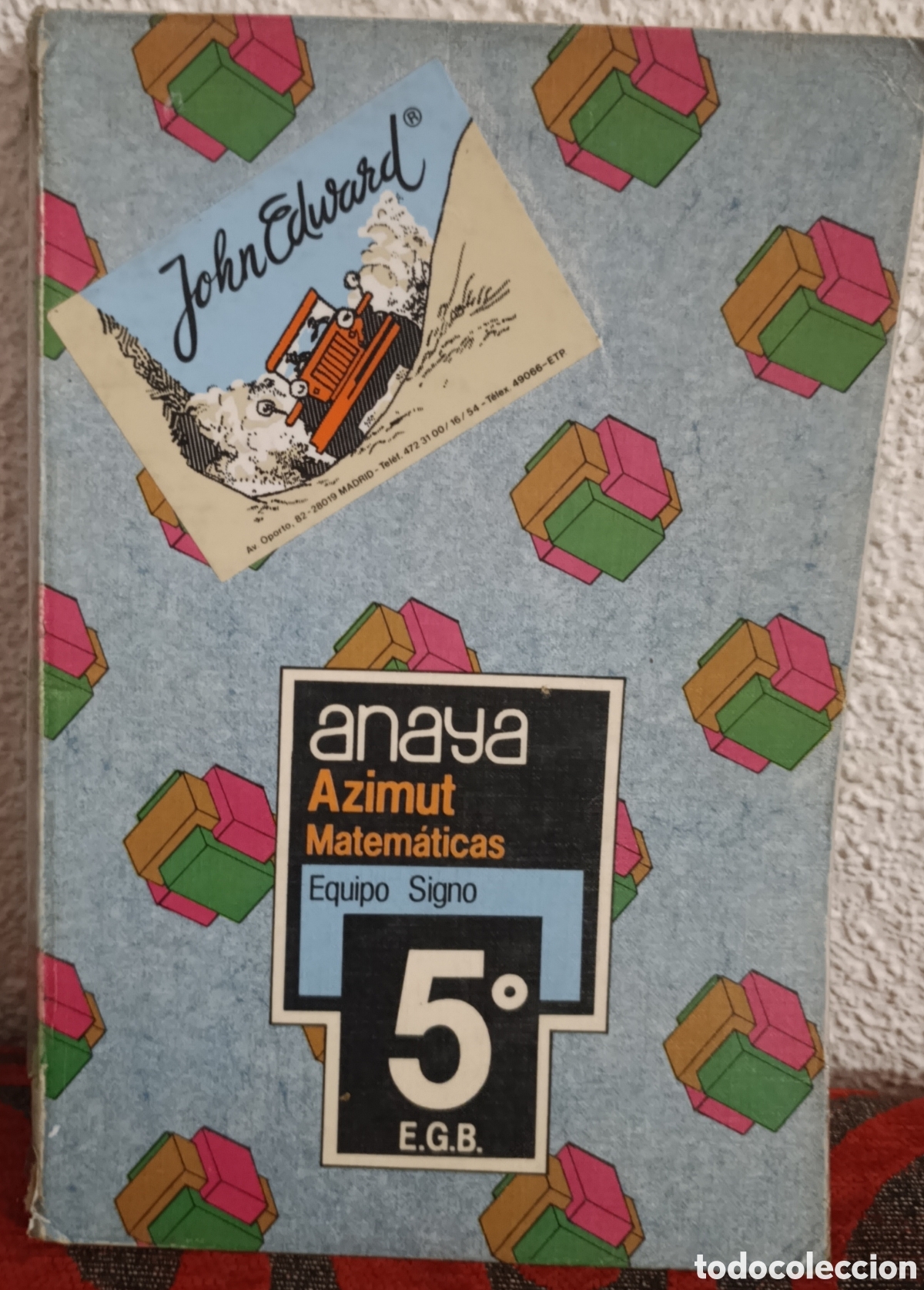 Libros: Libro Matem&aacute;ticas 4&ordm; EGB - Editorial Anaya (Serie Azimut)
