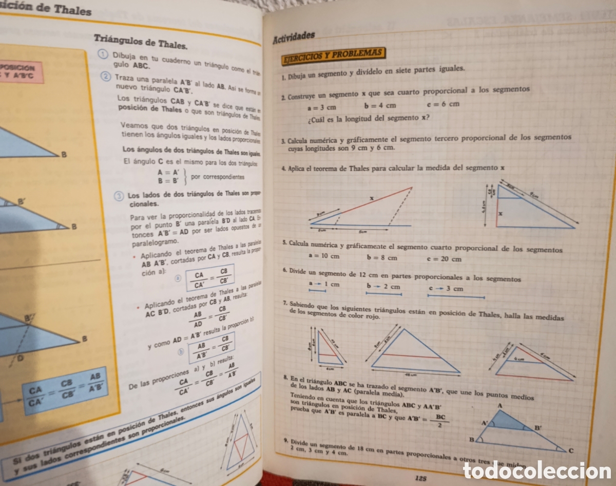 Libros: Libro de texto antiguo &rdquo;Matem&aacute;ticas 7&rdquo; (Santillana, EGB) - Foto 2