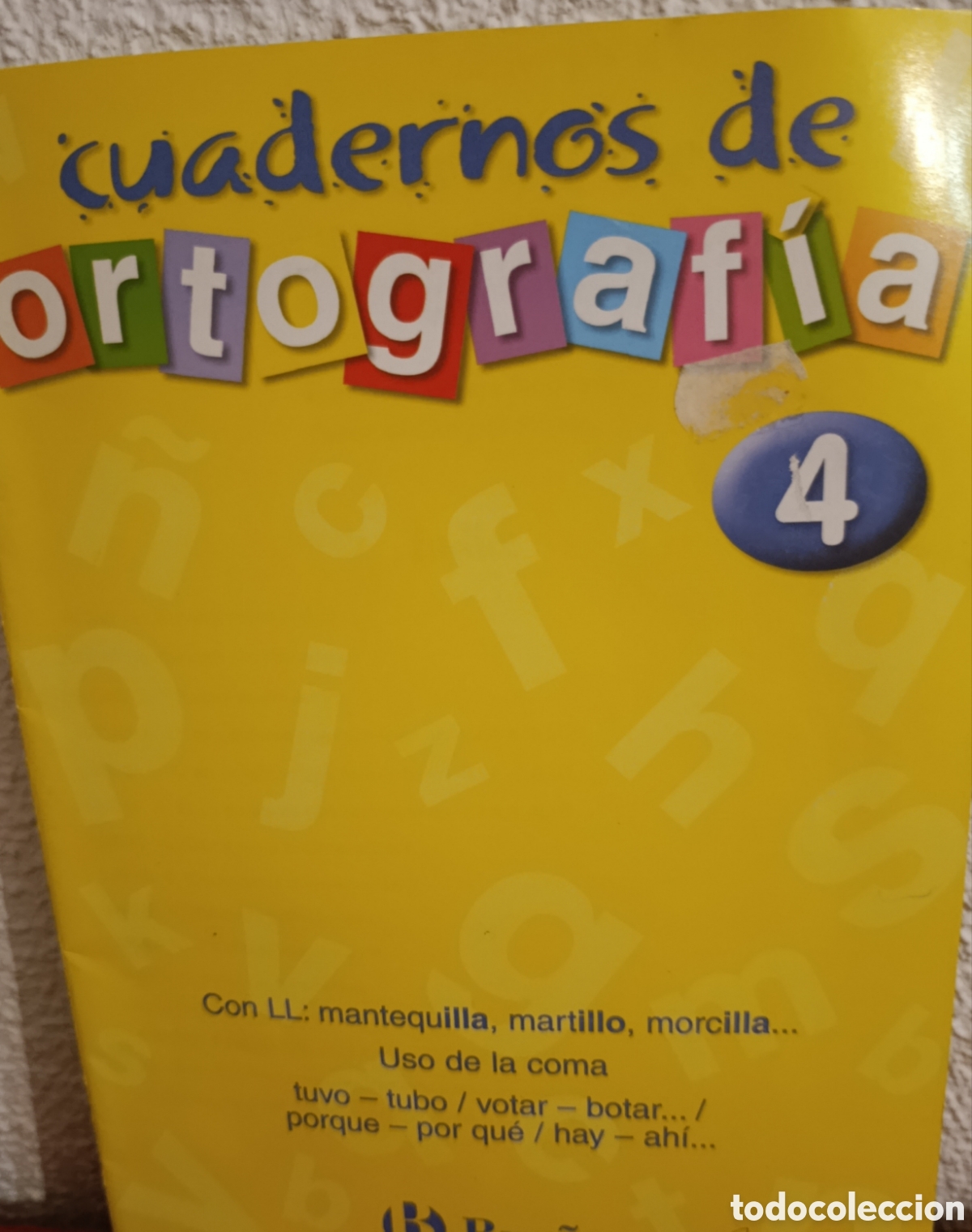 Libros: Cuaderno de Ortograf&iacute;a 4 - Editorial Bru&ntilde;o