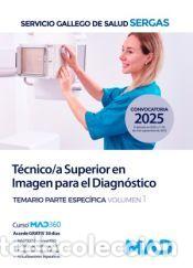 Libros: T&eacute;cnico/a Superior en Imagen para el Diagn&oacute;stico. Temario Parte Espec&iacute;fica volumen 1. Servicio