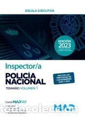 Libros: Inspector/a de Polic&iacute;a Nacional. Temario volumen 1 - Ed. MAD