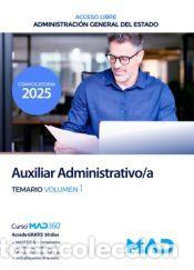 Livres: Temario Auxiliar Administrativo Estado. Volumen 1 (turno libre). Administraci&oacute;n General del Estado