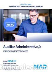 Livres: Psicot&eacute;cnicos Auxiliar Administrativo Estado. Administraci&oacute;n General del Estado - Ed. MAD