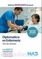 Libros: Diplomado en Enfermer&iacute;a. Test del Temario. Servicio Murciano de Salud (SMS) - Ed. MAD