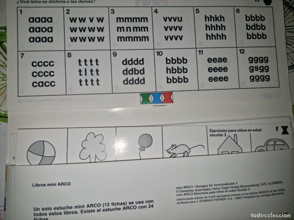 Libros: MINI ARCO EJERCICIOS PARA NI&Ntilde;OS PREESCOLAR - Foto 2