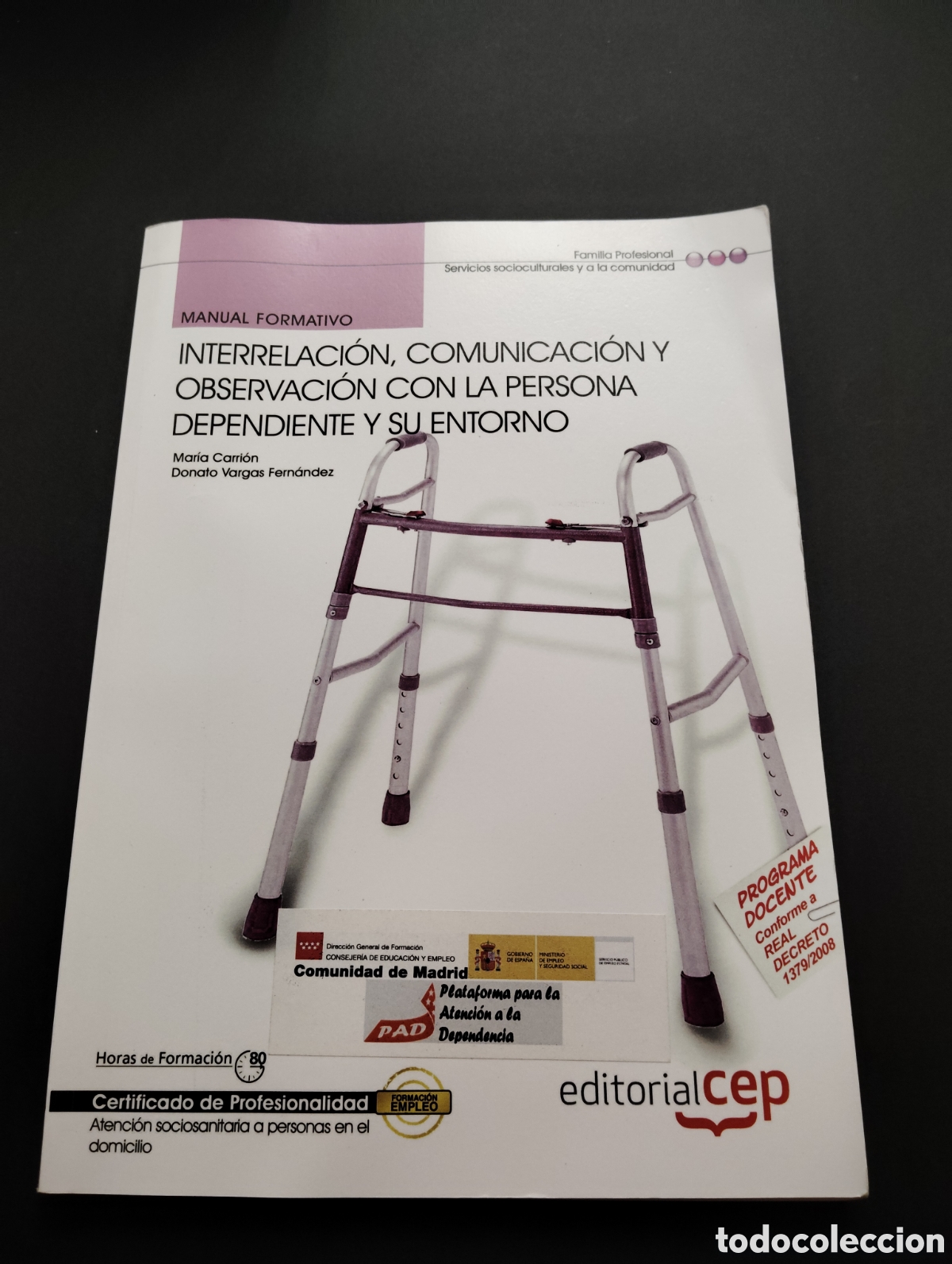 Libros: Manual atenci&oacute;n sociosanitaria CEP