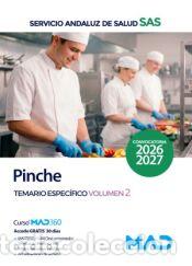 Livros: Pinche. Temario espec&iacute;fico volumen 2. Servicio Andaluz de Salud (SAS) - Ed. MAD
