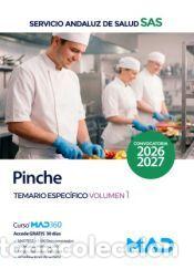 Livros: Pinche. Temario espec&iacute;fico volumen 1. Servicio Andaluz de Salud (SAS) - Ed. MAD