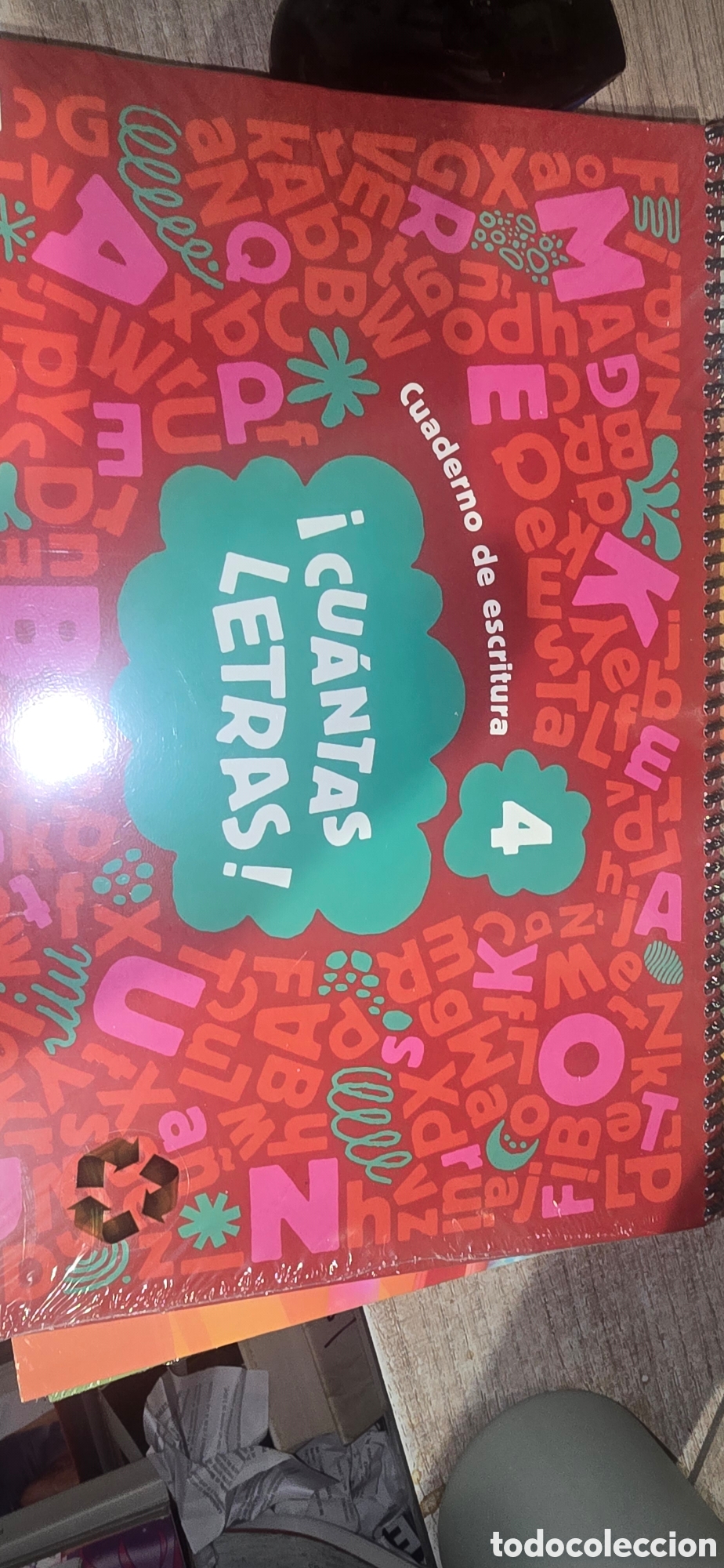 Libros: &iexcl;Cu&aacute;ntas letras! Cuaderno de escritura 4