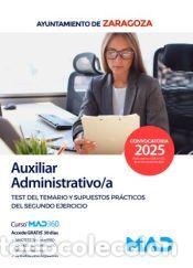 books: Auxiliar Administrativo/a. Test del temario y supuestos pr&aacute;cticos del segundo ejercicio.