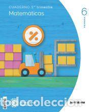 Libros: CUADERNO MATEMATICAS 6 PRIMARIA 1 TRIM CONSTRUYENDO MUNDOS - Varios autores