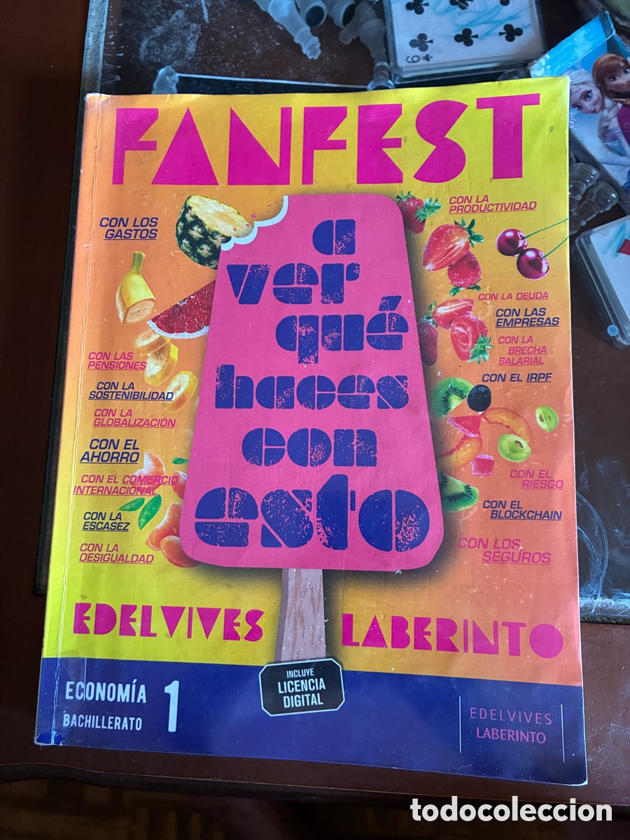 Libros: Libro Econom&iacute;a 1&ordm; Bachillerato Edelvives Laberinto - FanFest (ISBN 9788414037638)