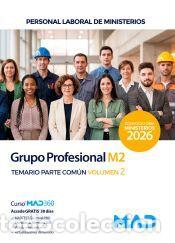 Libros: Grupo Profesional M2. Personal Laboral de Ministerios. Temario Parte Com&uacute;n volumen 2. Ministerios -