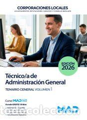 Libros: T&eacute;cnico/a de Administraci&oacute;n General de Ayuntamientos, Diputaciones y otras Corporaciones Locales.
