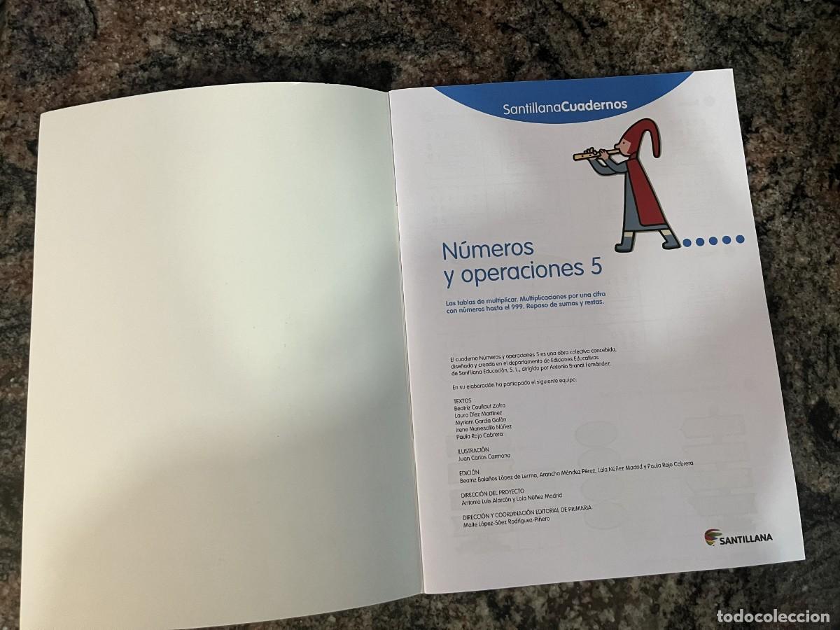 Libros: N&uacute;meros y operaciones 5 Santillana - Foto 2