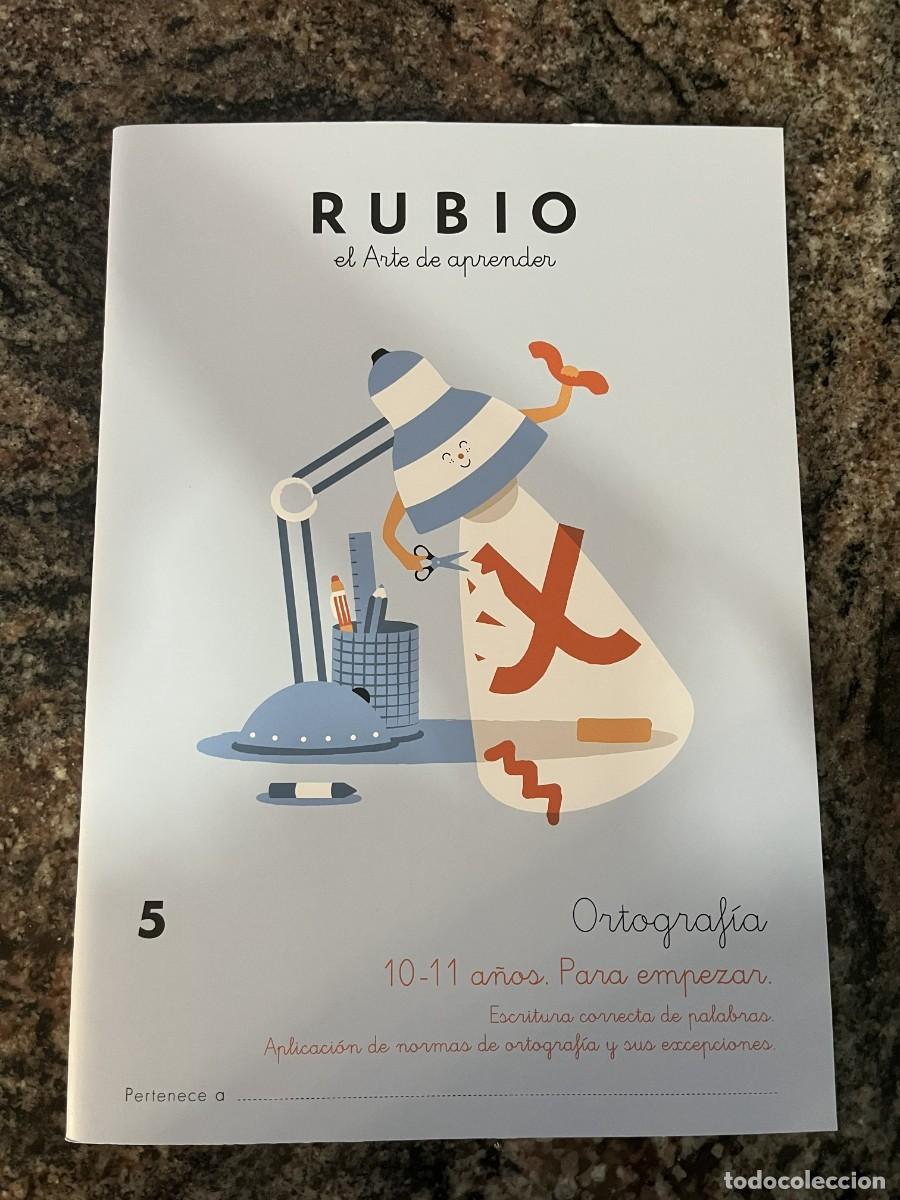 Libros: Ortograf&iacute;a 5 Rubio 10-11 a&ntilde;os NUEVO