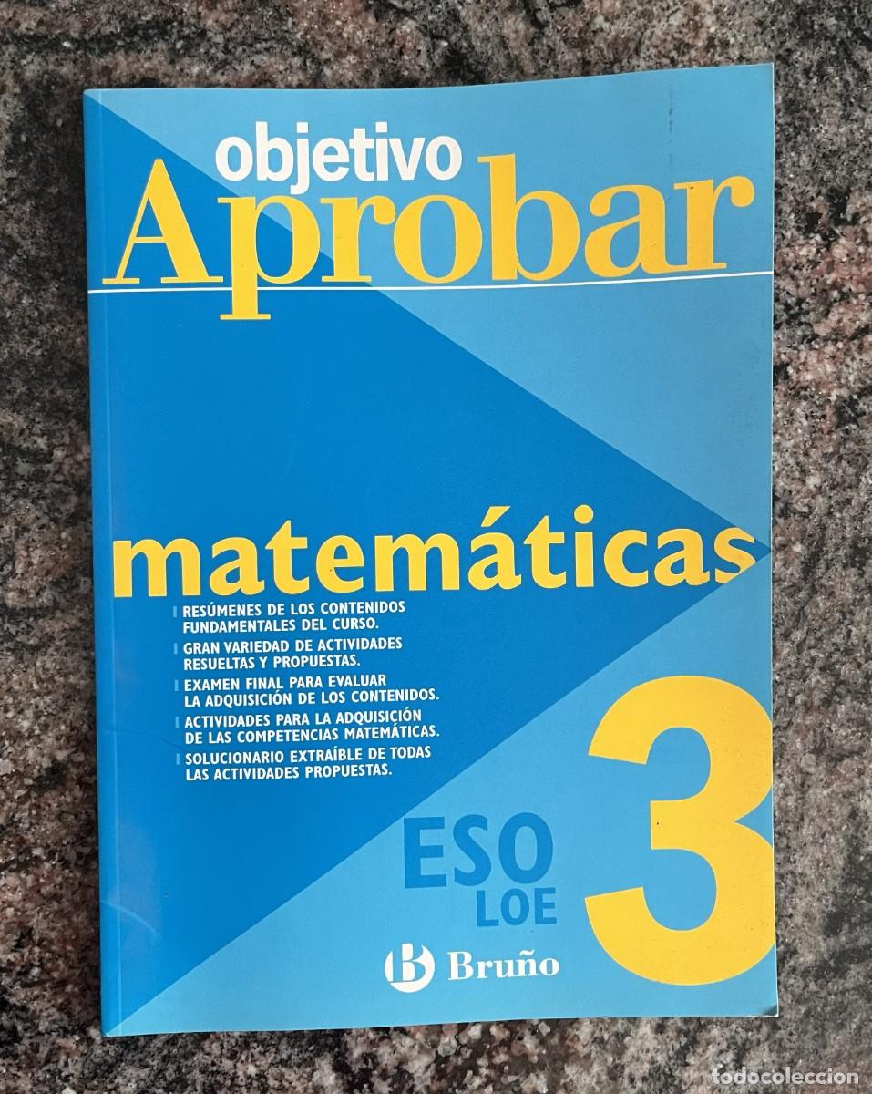 Libros: Matem&aacute;ticas 3 ESO Objetivo Aprobar